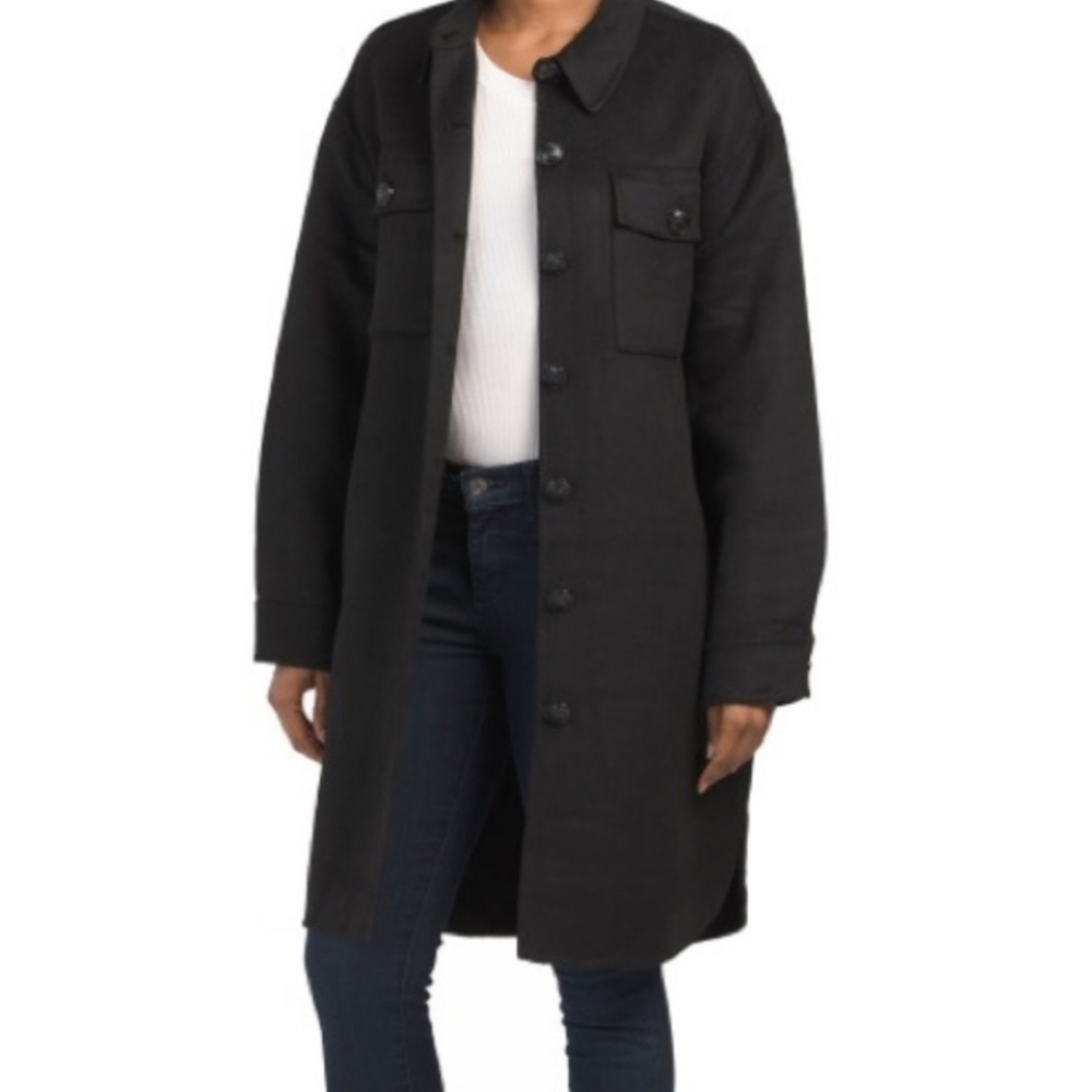 Rebecca Minkoff Wool blend Jacket Coat Shaket medium NWT